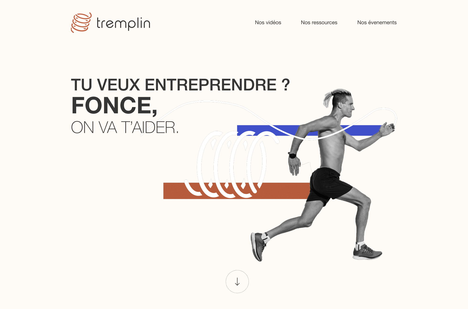 Tremplin website illustration